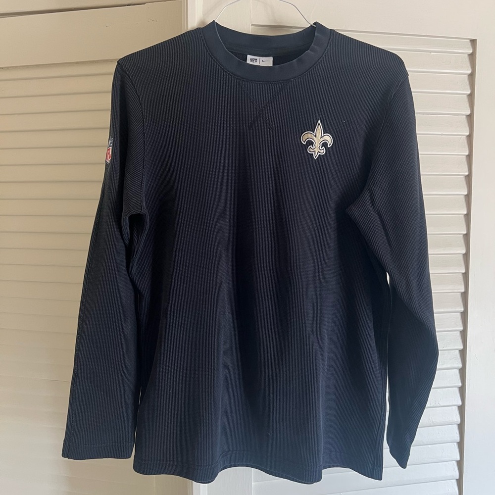 NFL Black Textured Long Sleeve Shirt